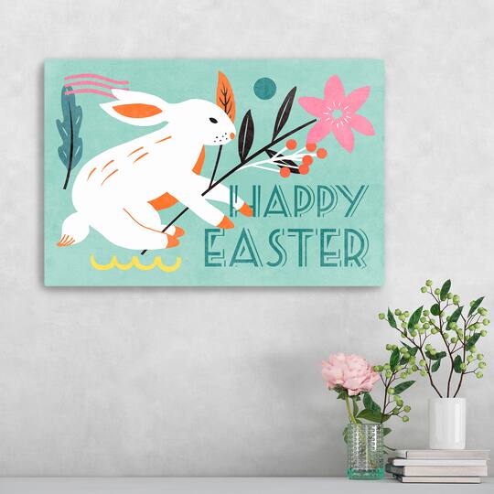 Lumaprints Easter Bunnies I Canvas Giclée Art